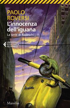 Copertina dell'audiolibro L’innocenza dell’iguana – Le indagini di Enrico Radeschi (Vol. 11)